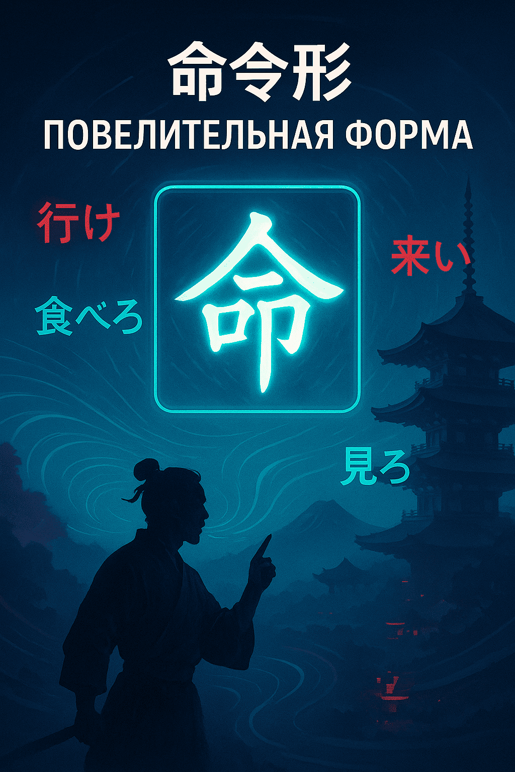 Повелительное наклонение в Японском языке