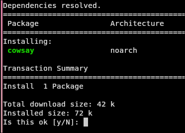 Установка пакета AlmaLinux